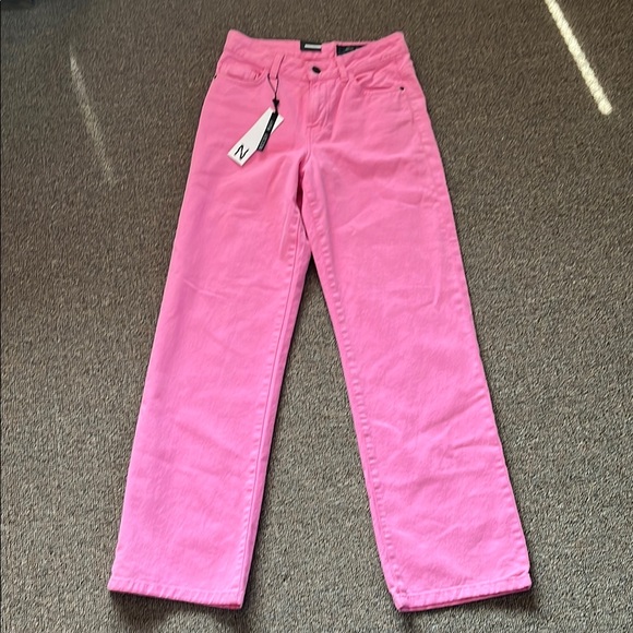 Noisy may Denim - Noisy May Pink Straight Leg Jeans